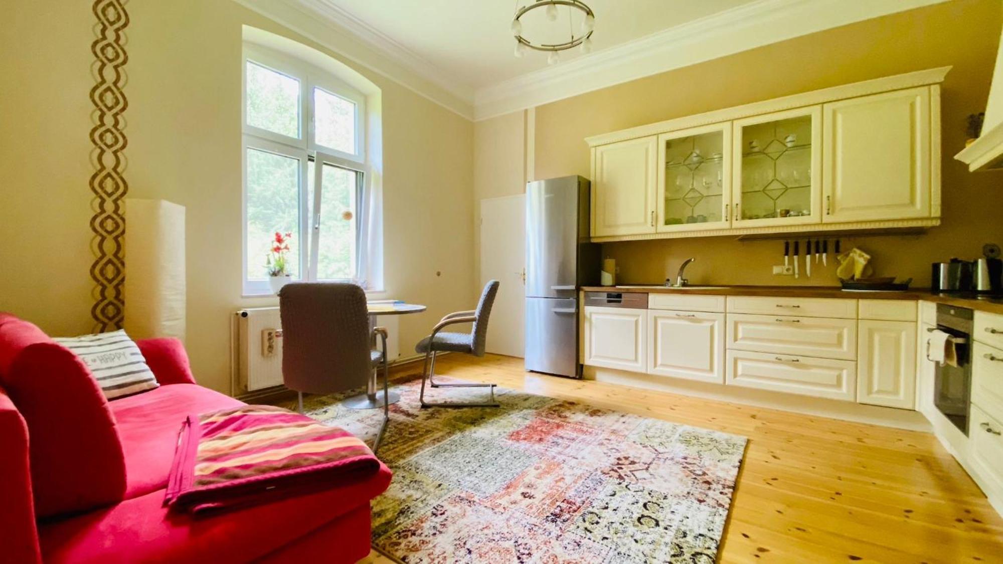 Ferienwohnung Villa Am Haussee Feldberger Seenlandschaft Exterior foto